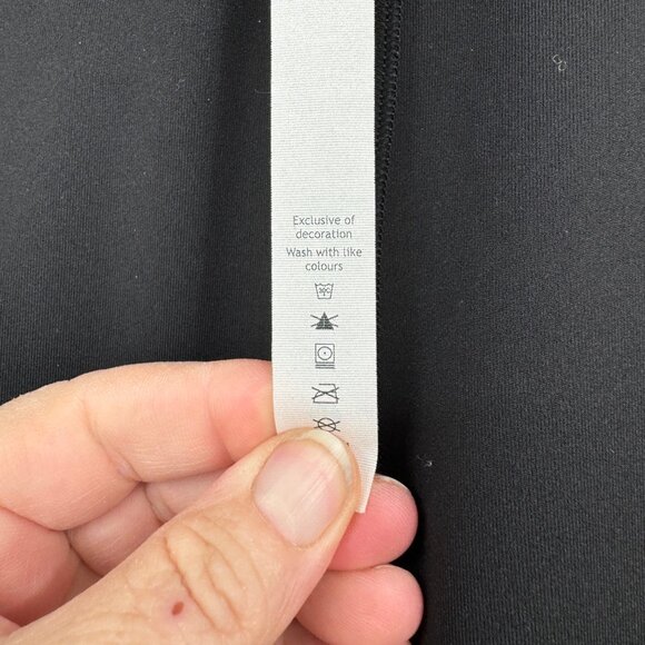 Lululemon Black Swift Speed High Rise Crop 23” Black womans size 10 - Picture 7 of 14